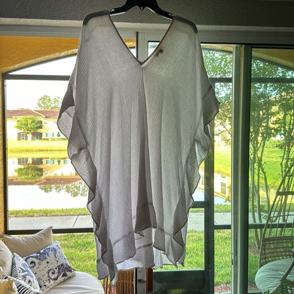 Show Me Your Mumu Linda Tunic White L LNC 100% cotton and. Medium NWT - Picture 3 of 6